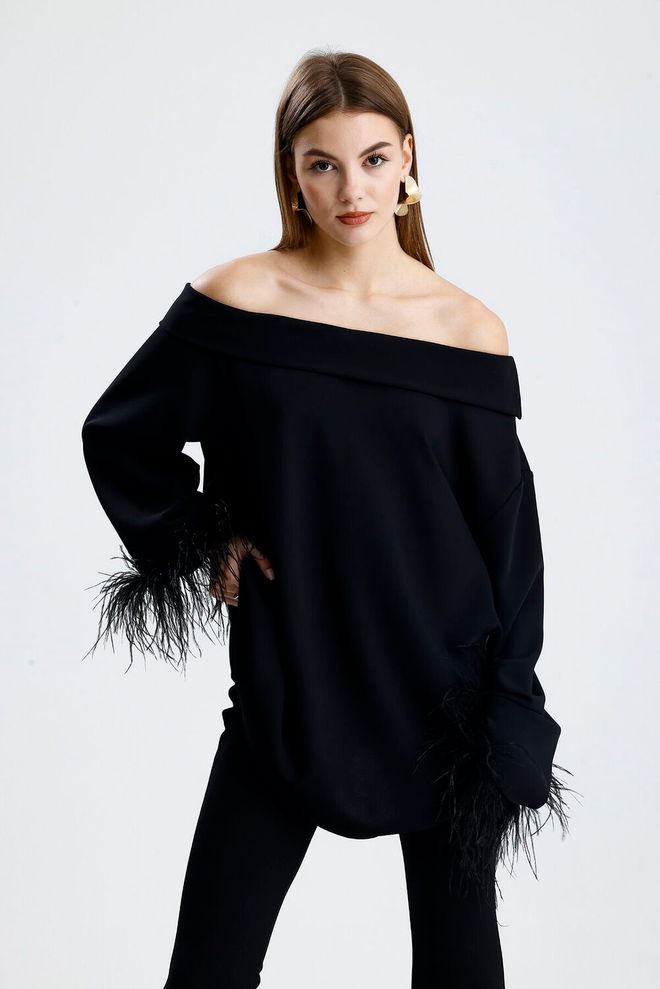 SENSE Σετ Μαύρο Κομψό Επίσημο Σέξι Χονδρικό εμπόριο ενδυμάτων 1