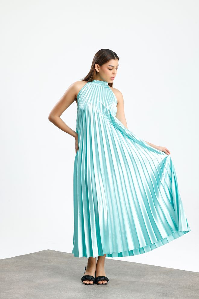 SENSE Mėlyna Elegantiška Formali Glam Suknelė A Silueto Didmeninė prekyba drabužiais 1