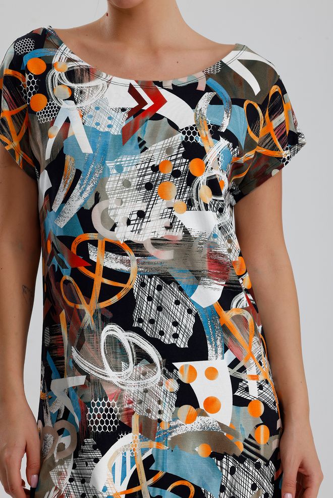 SENSE Črna Priložnostna Ulična Obleka Shift Oblačila na debelo Pomlad