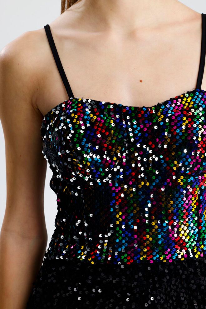 SENSE Black Sexy Glam Elegant Bustier Wholesale Clothing Spring