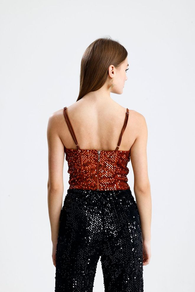 SENSE Claret Red Bustier Wholesale Clothing Formal