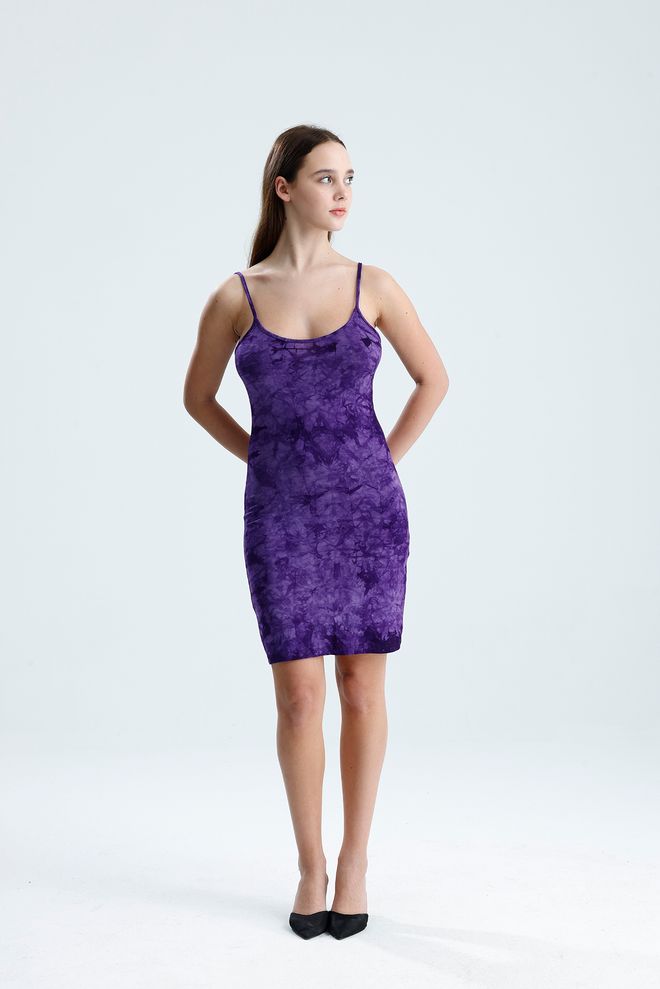 SENSE Purple Sexy Casual Mini Slip Dress Wholesale Clothing Casual