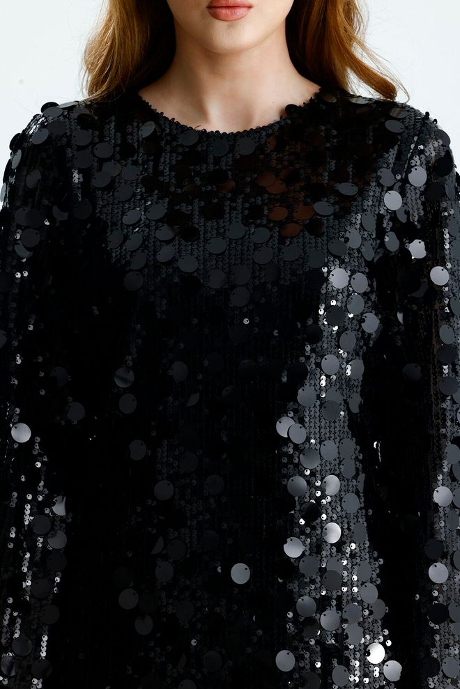 SENSE Schwarzes Elegantes Glam Formales Sexy Kleid Großhandelskleidung Frühling