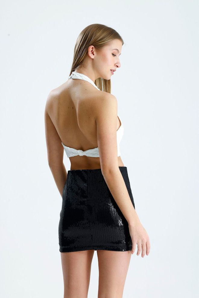 Mini Jupe Femme Glamour Taille 10 – Gris Coton, Taille élastique, Courte
