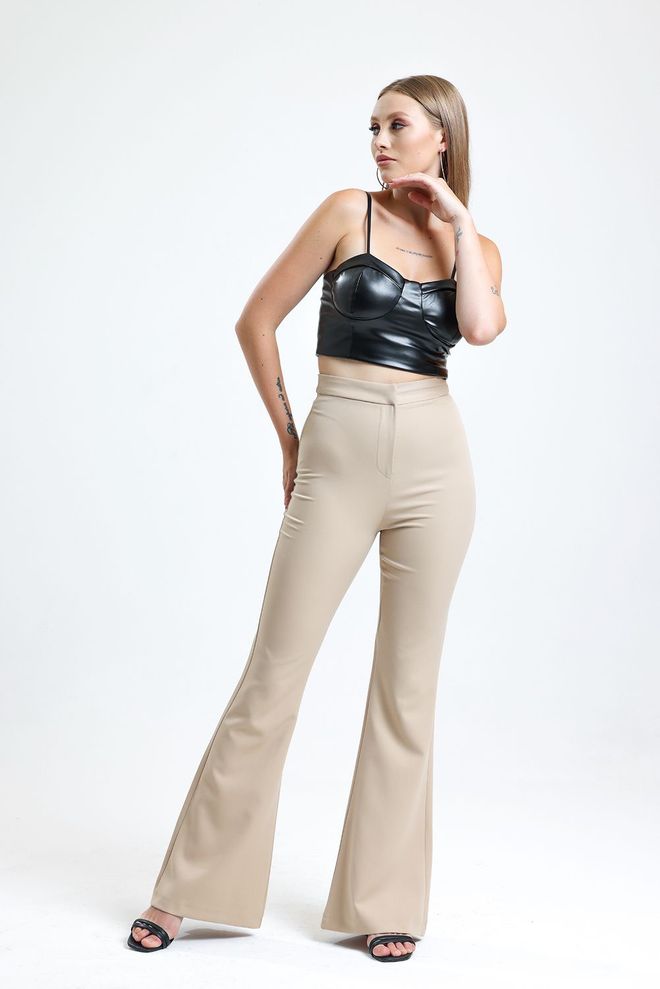 SENSE Stone Leg Zippered Pocket Hürrem Trousers Wholesale Clothing Casual