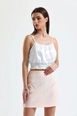 Hurtowa modelka nosi sns10175-powder-jacquard-mini-skirt_etk32609, turecka hurtownia  firmy 