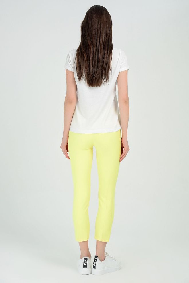 SENSE Сенсе Жуте Панталоне Панталоне Од Глежњача Од Тканине Атлас Велепродаја одеће Рад