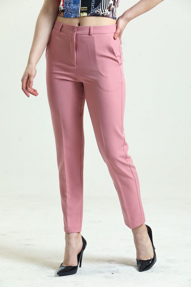 SENSE Sense Powder Trousers Atlas Fabric Ankle Trousers Wholesale Clothing Work