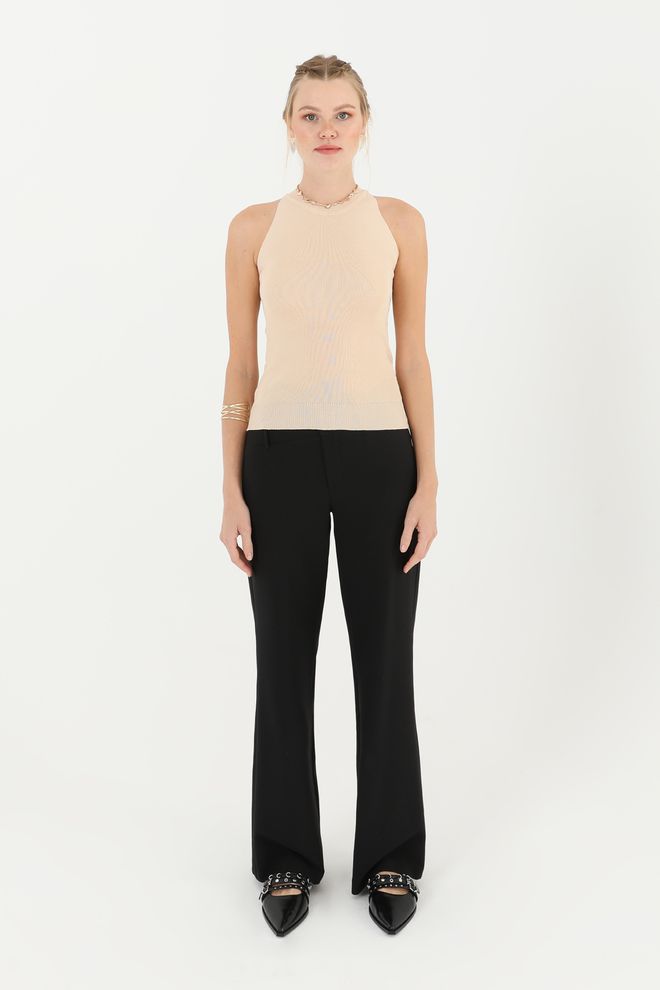 SOUL Blusa De Mujer Con Cuello Redondo Y Manga Cero Ropa al por mayor 0