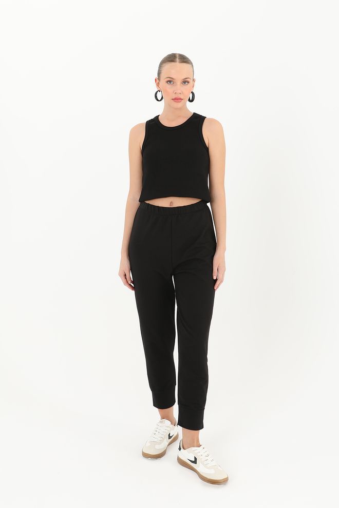 SOUL Damesgeribde Gedetailleerde Joggingbroek Groothandel Kleding Sport