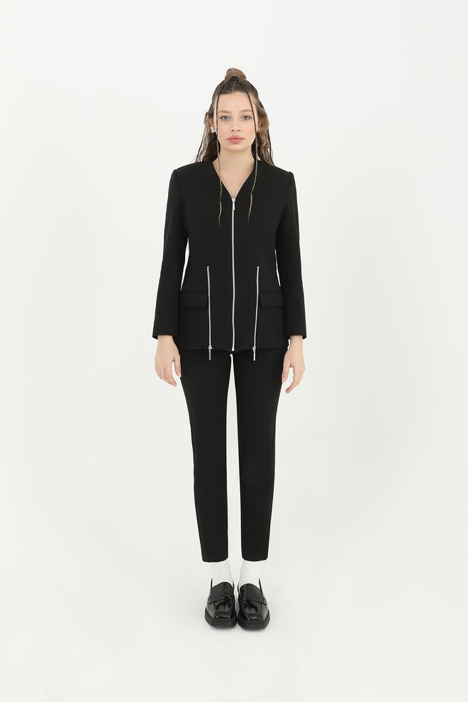 SOUL Veste Blazer À Col En V Pour Femmes Vêtements en gros Décontracté