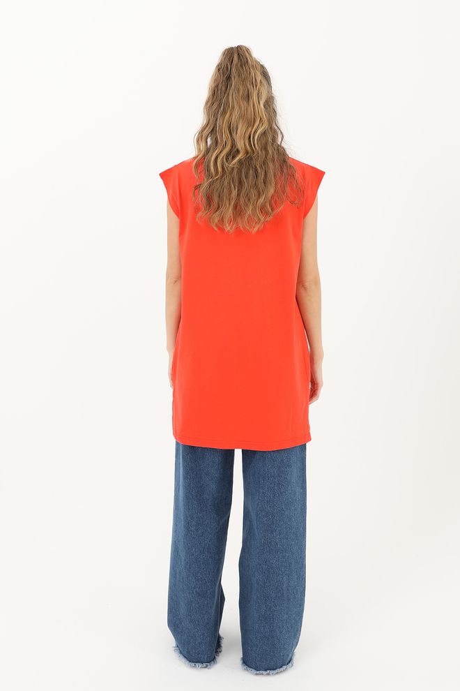 SOUL Kadın Basic Kolsuz T Shirt Toptan Giyim 2