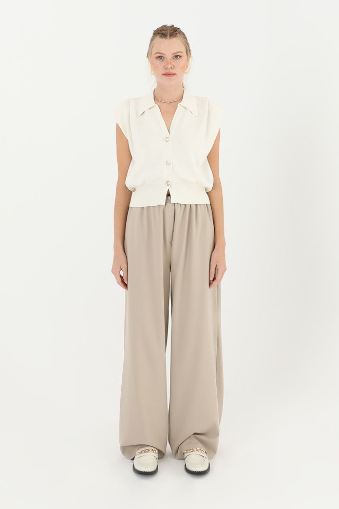 SOUL Camisa De Punto De Acero Con Cuello En V Para Mujer Ropa al por mayor 0