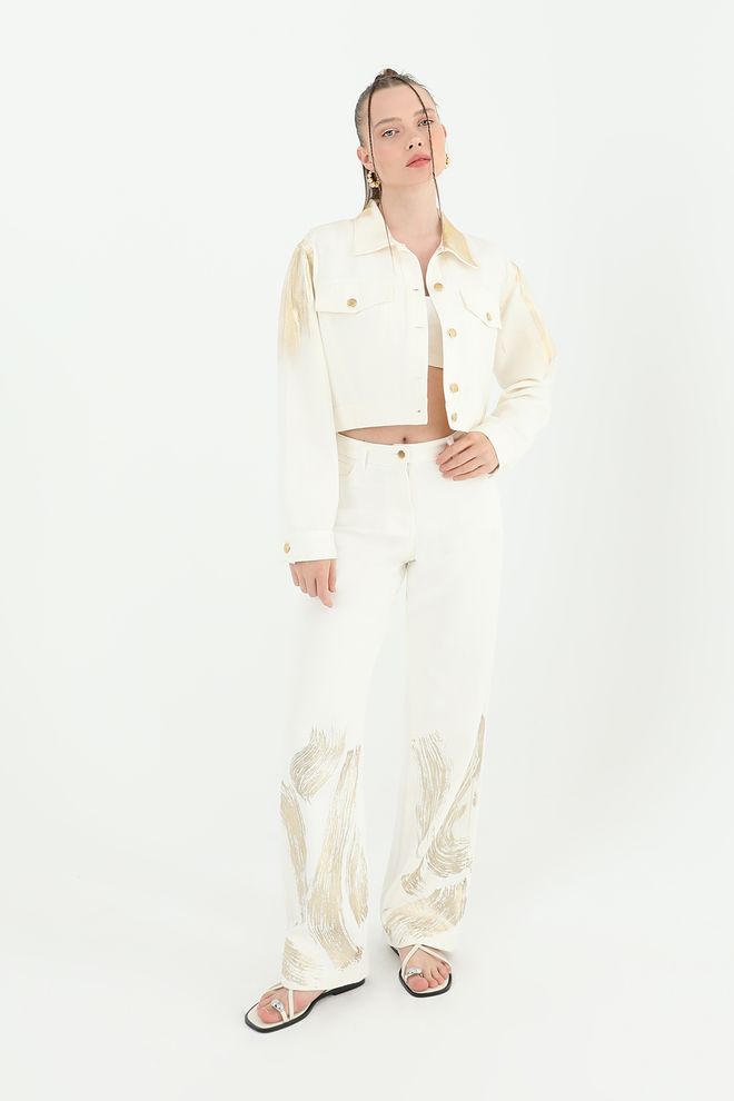 SOUL Glanzende Damesbroek Groothandel Kleding Casual