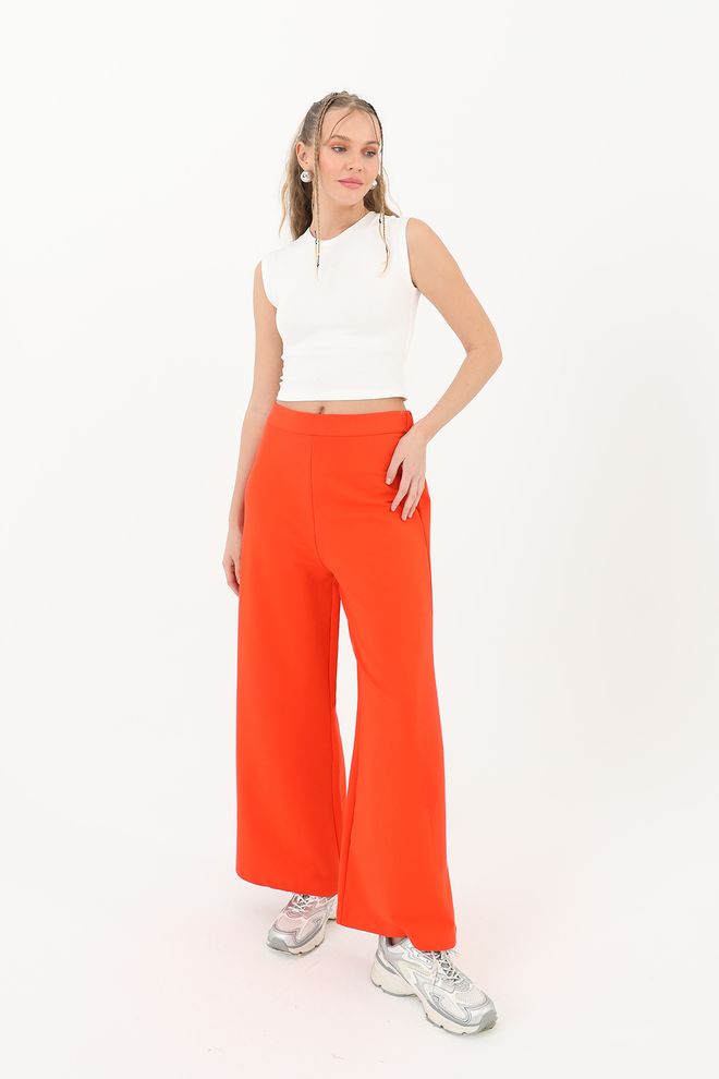 SOUL Damesbroek Met Wijde Pijpen Groothandel Kleding Casual