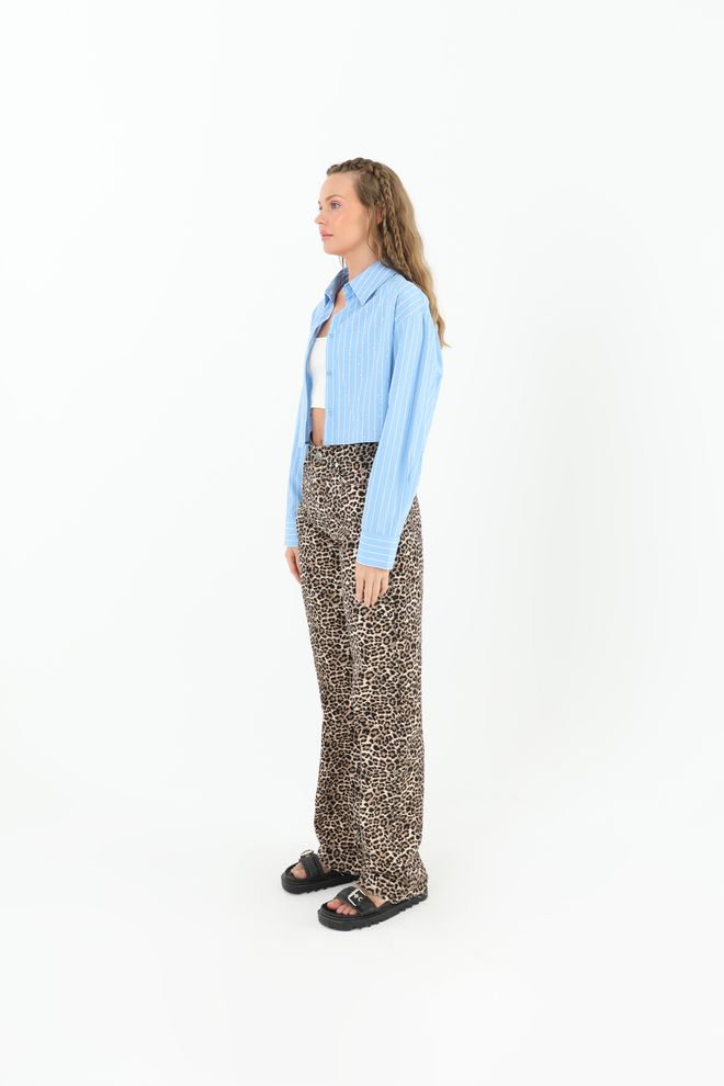 SOUL Dámske Leopardie Voľné Nohavice Veľkoobchod s oblečením Narodeniny