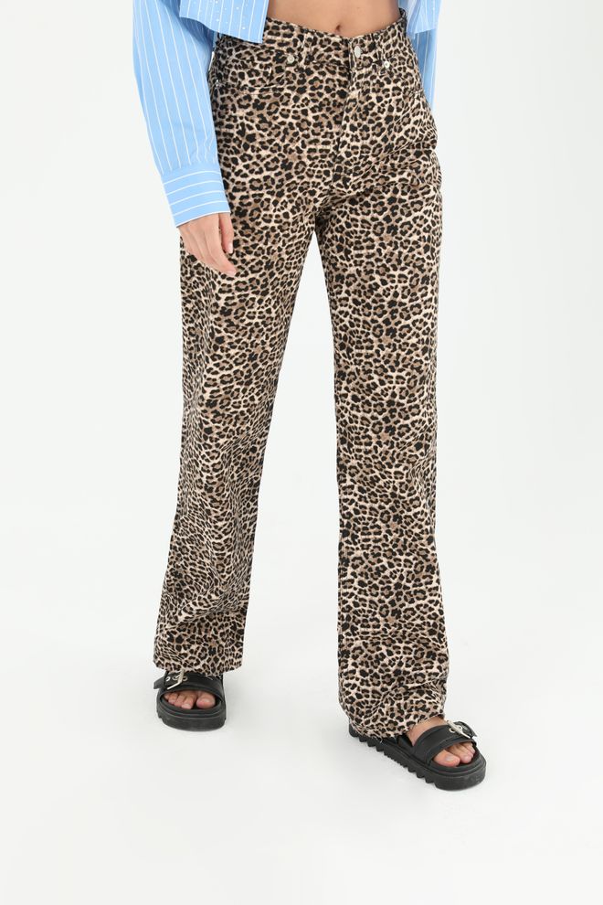 SOUL Dámske Leopardie Voľné Nohavice Veľkoobchod s oblečením 4