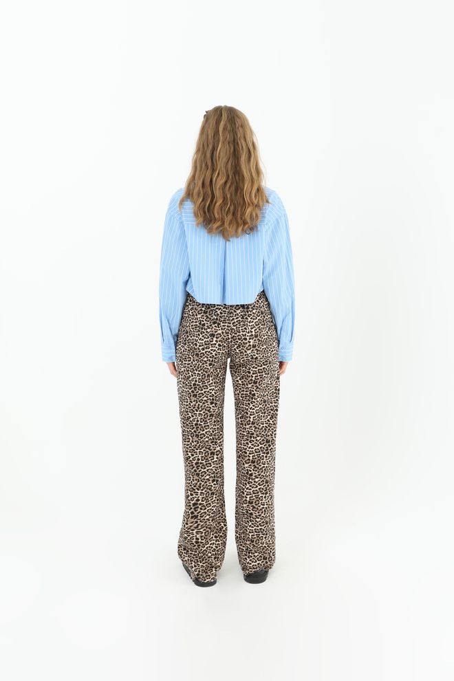 SOUL Dámske Leopardie Voľné Nohavice Veľkoobchod s oblečením Jeseň