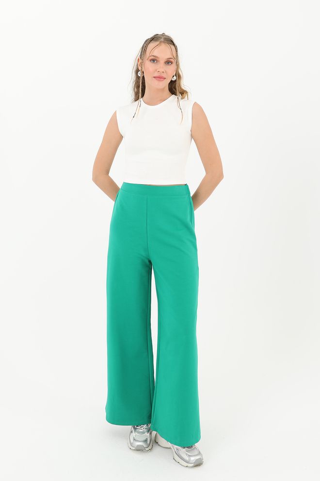 SOUL Damesbroek Met Wijde Pijpen Groothandel Kleding Casual
