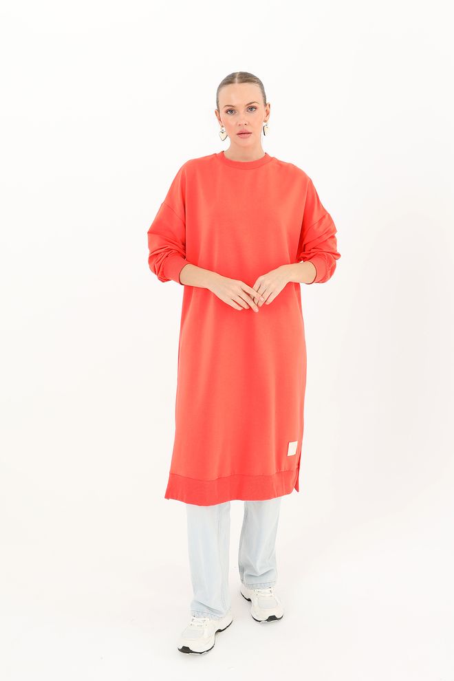 SOUL Basic Tunic Nar Çiçeği Toptan Giyim Gündelik