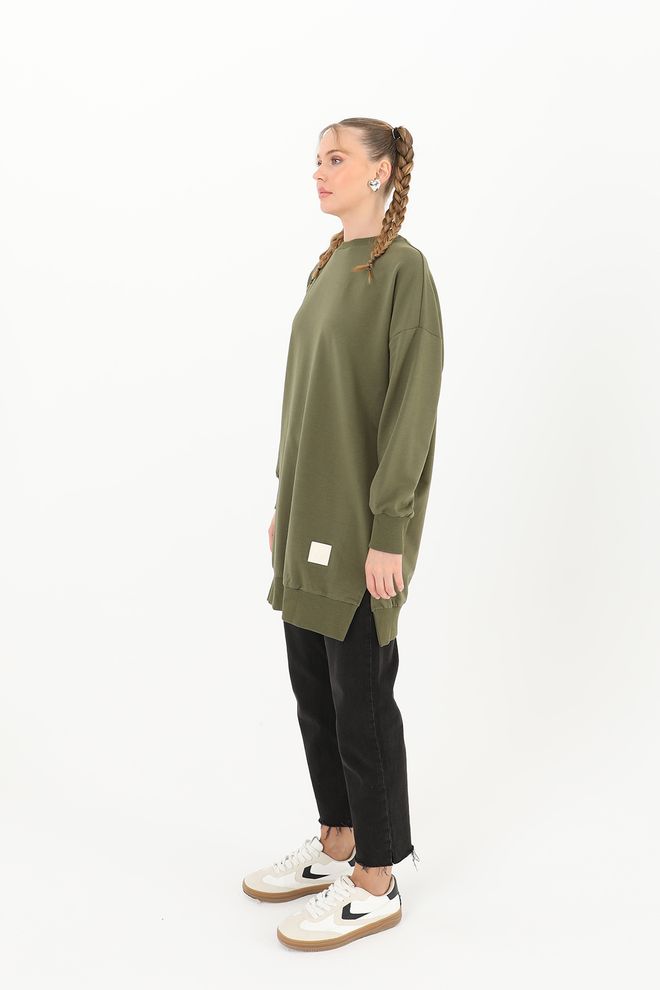 SOUL Basic Tunic Khaki Wholesale Clothing Birthday