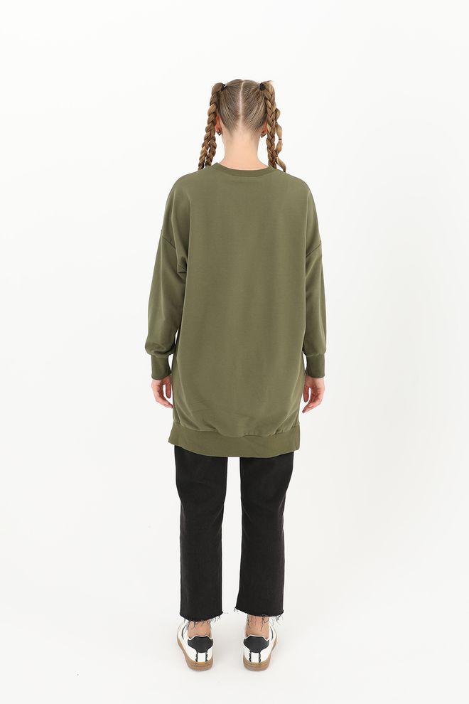 SOUL Basic Tunic Khaki Wholesale Clothing Fall