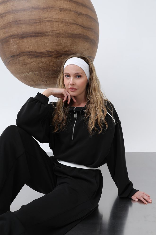 SOUL Abito Doppio Guarnito Da Donna Nero Abbigliamento all'ingrosso Sportivo