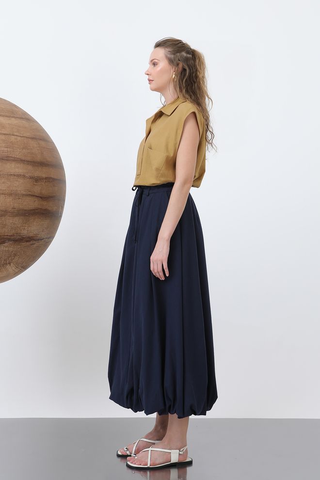 SOUL Women's Denim Balloon Skirt Wholesale Clothing No Fabric