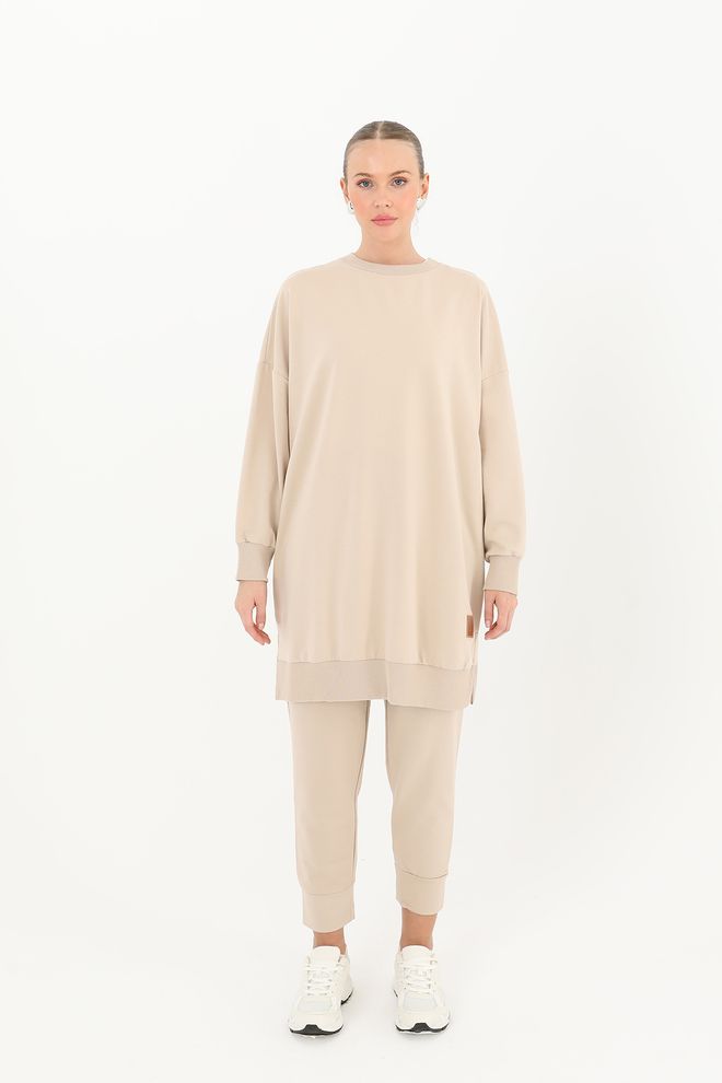 SOUL Women's Basic Tunic Beige Wholesale Clothing Birthday