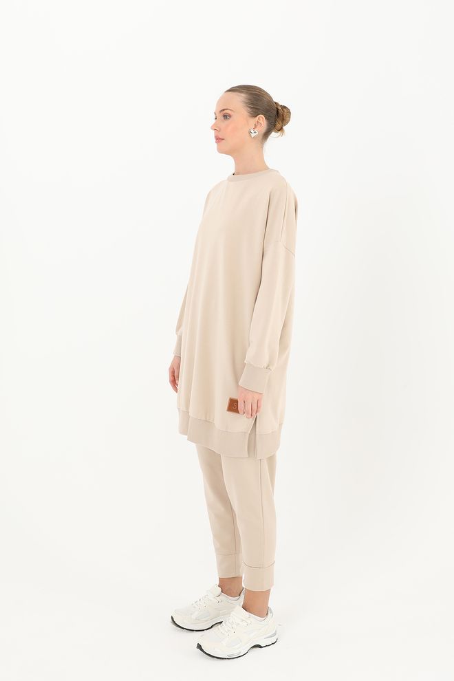SOUL Women's Basic Tunic Beige Wholesale Clothing Fall