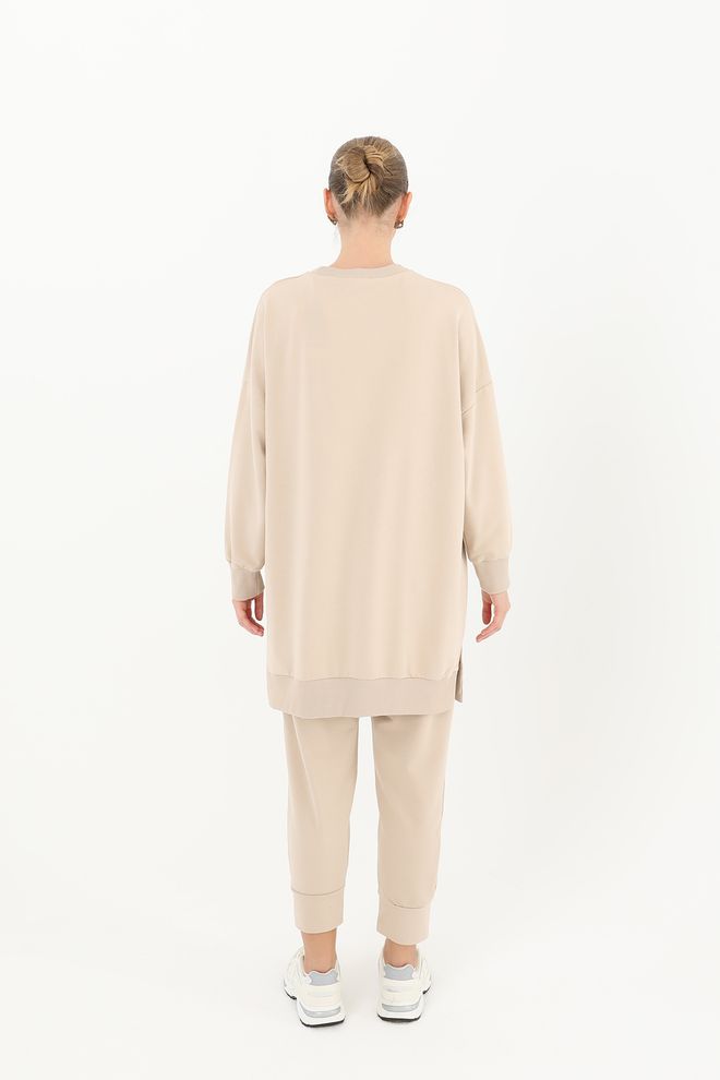 SOUL Women's Basic Tunic Beige Wholesale Clothing Modest