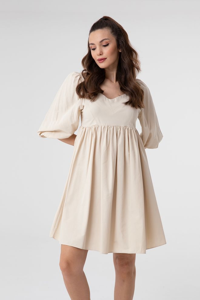 SOUL Obleka Bež Oblačila na debelo 4