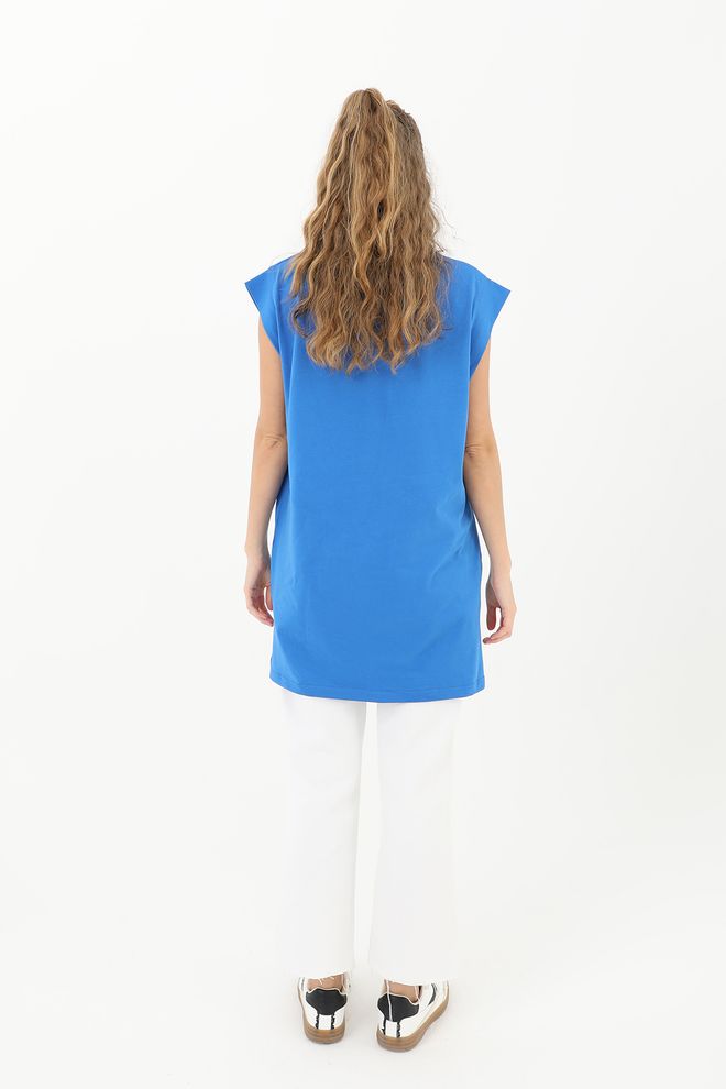 SOUL Kadın Basic Kolsuz T Shirt Toptan Giyim Doğum Günü