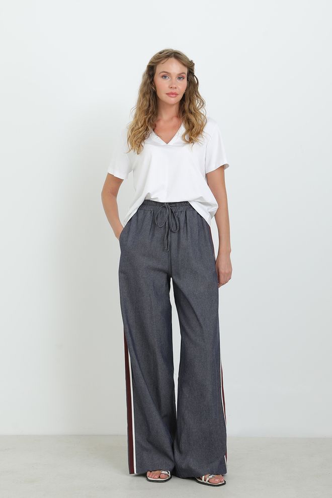 SOUL Maglietta Bianca Casual Abbigliamento Di Strada Scollo A V Abbigliamento all'ingrosso Casuale