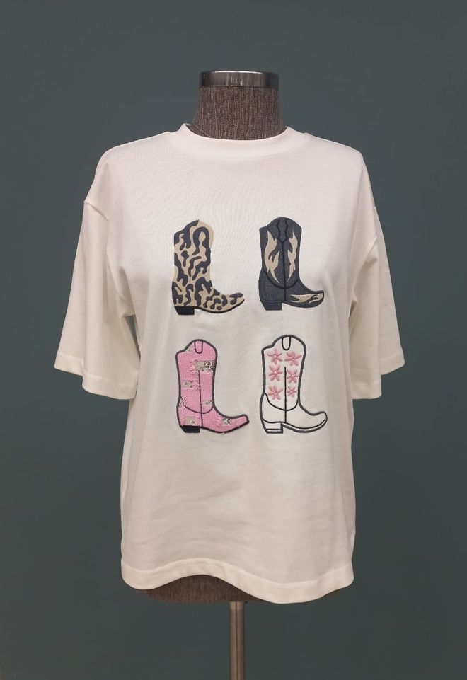 SOUL Ασπρο Casual T shirt Με Animal Print Και Μισό Μανίκι Χονδρικό εμπόριο ενδυμάτων Casual