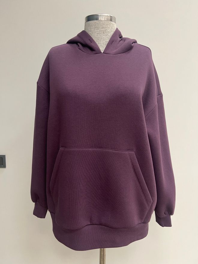 SOUL Violetinė Megztinis Su Kapišonu Ir Raglano Ilgomis Rankovėmis Oversized Didmeninė prekyba drabužiais Kokteilinė