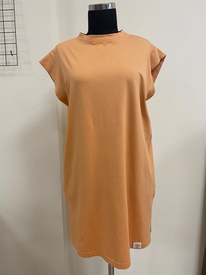 SOUL Τουνίκ Πορτοκαλί Casual Αθλητικό Pull On Πολύ Κοντό Μανίκι Στρογγυλός Λαιμός Χονδρικό εμπόριο ενδυμάτων Casual