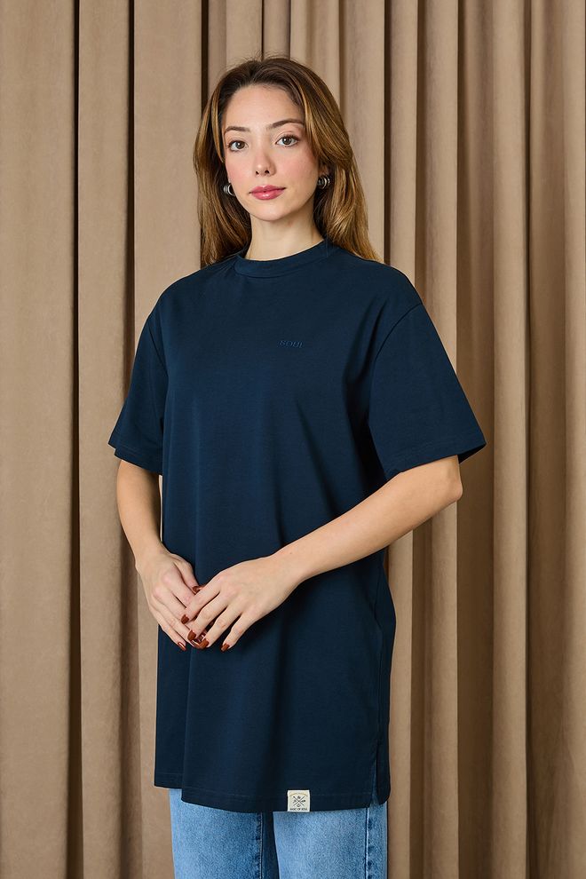 SOUL Μπλε Μαρέν T shirt Με Μεγάλο Μέγεθος Casual Και Streetwear Χονδρικό εμπόριο ενδυμάτων Casual