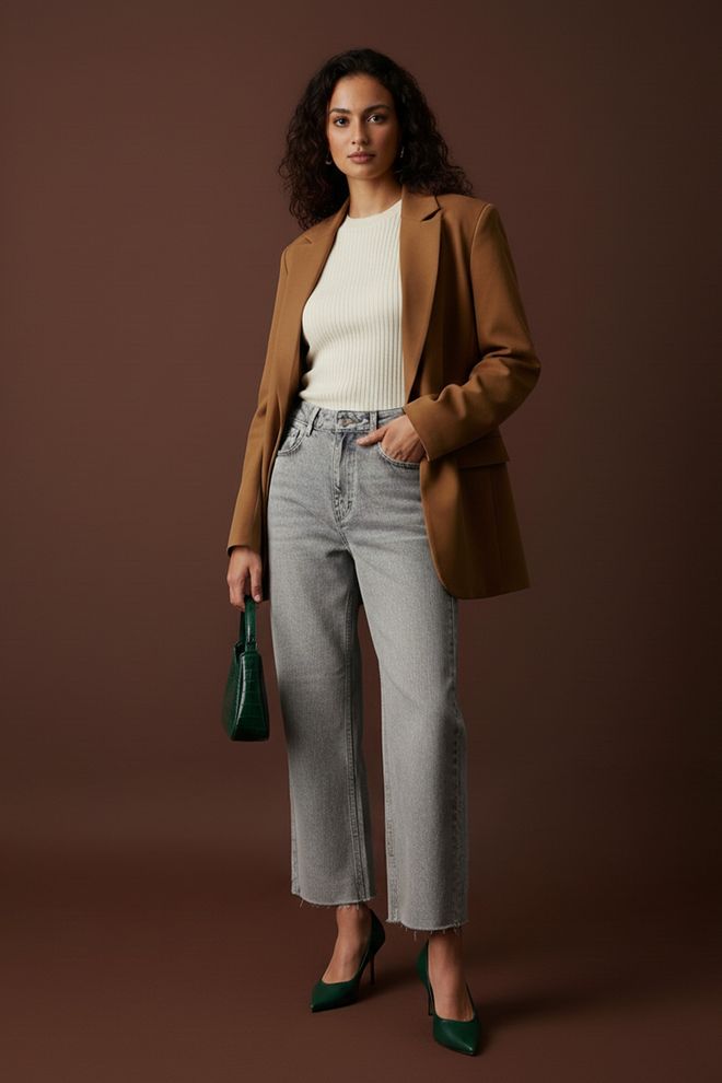 SOUL Pilkos Motinų Kelnės Su Tiesiomis Kojomis Ir Sagomis Didmeninė prekyba drabužiais Kokteilinė