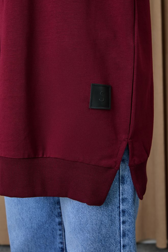 SOUL سترة أرجواني داكن غير رسمي محتشم ملابس بالجملة 5