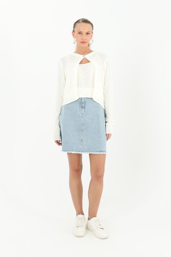 SOUL Conjunto Blanco Casual Preppy Ropa De Calle Ropa al por mayor Casual