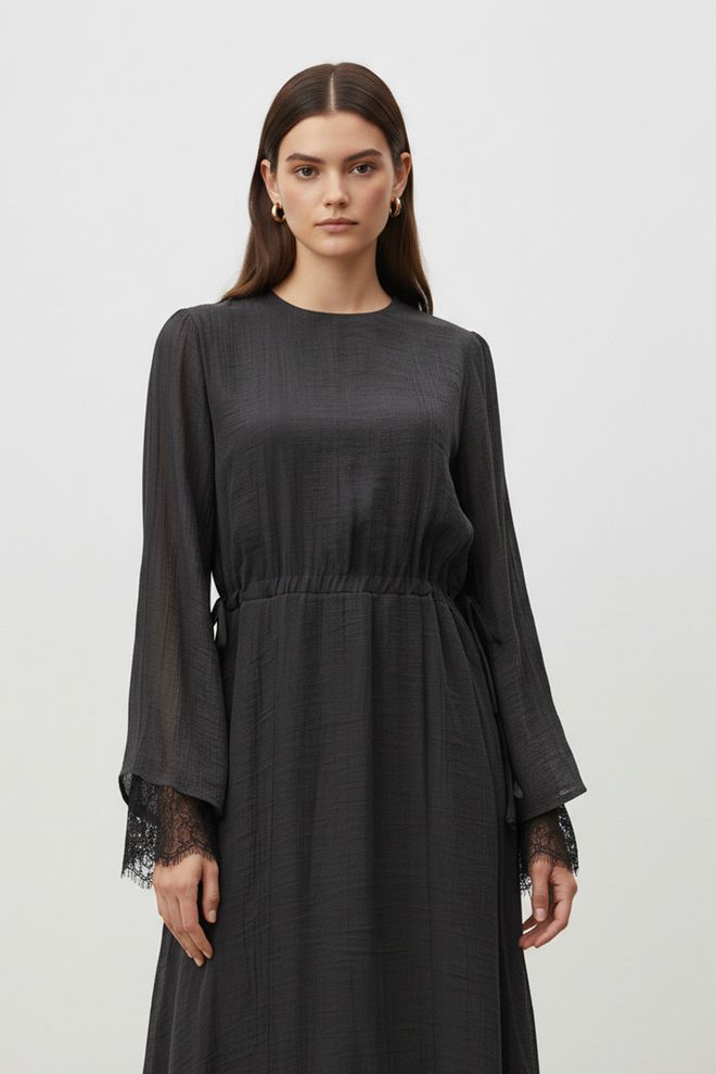 SOUL Rochie Neagră Elegantă Modestă Formală Tip A Îmbrăcăminte cu ridicata 1