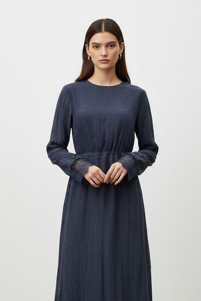 SOUL Rochie Bleumarin Tip A Conservator Elegant Formal Îmbrăcăminte cu ridicata 1