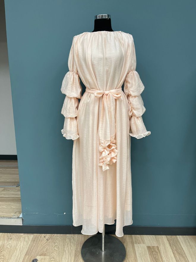 SOUL Elegantné Béžové Šaty Veľkoobchod s oblečením Skromný