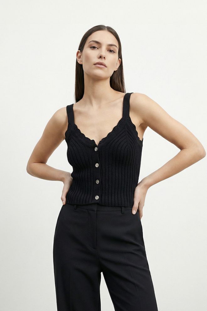 SOUL Nero Sexy Casual Elegante Camicetta Abbigliamento all'ingrosso Casuale