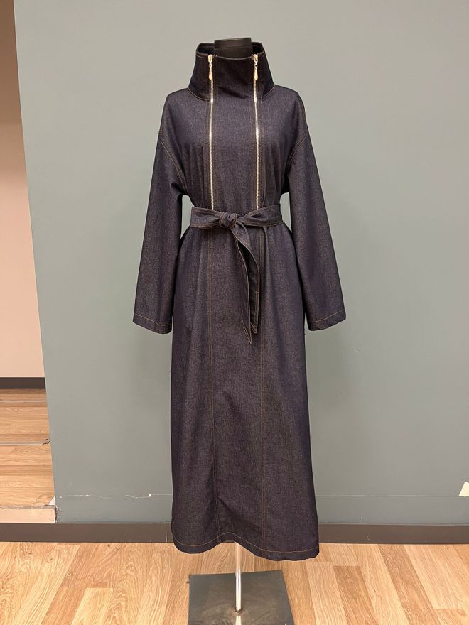 SOUL فستان أسود أنيق ماكسي بقصة A ملابس بالجملة محتشم