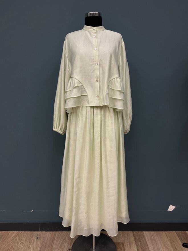 SOUL Bež Eleganten Formalni Set Oblačila na debelo Skromno