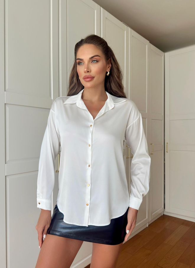 STEPS Camicia In Raso Abbigliamento all'ingrosso Elegante