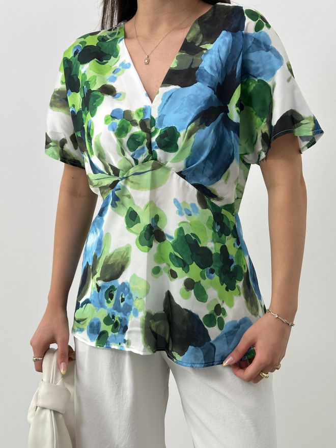 STEPS Bluza Z Rokavi Netopirjev Oblačila na debelo Eleganten