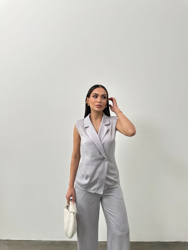 STEPS Blusa A Un Bottone Abbigliamento all'ingrosso Formale